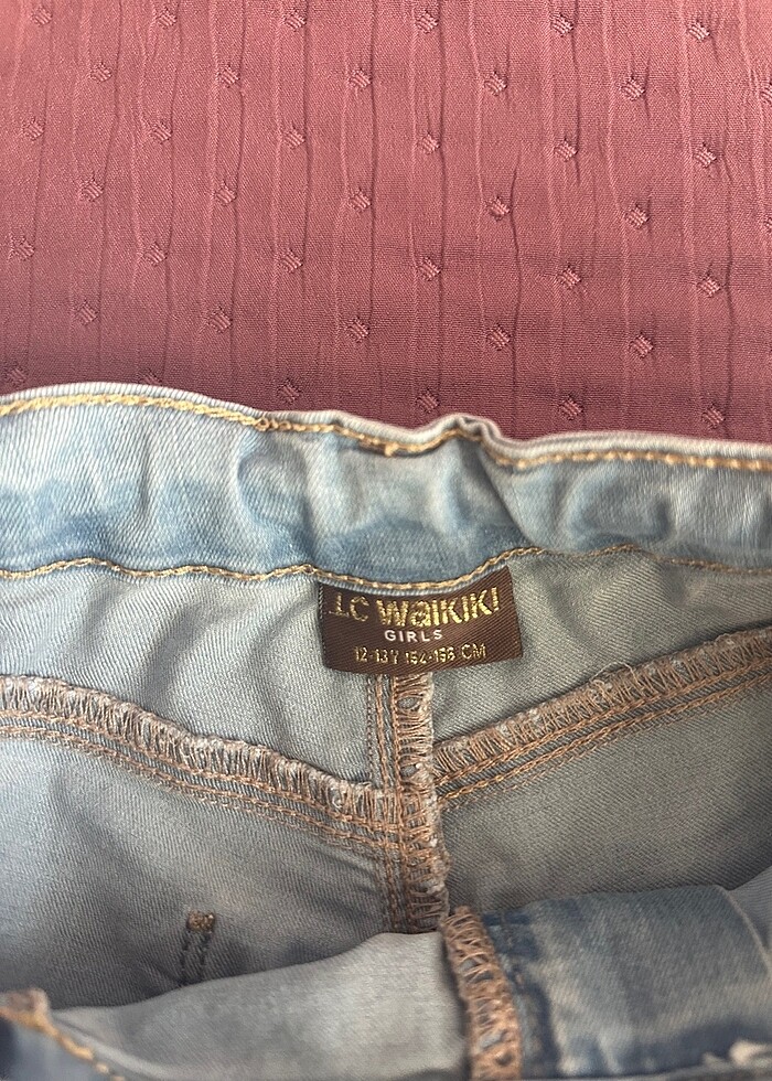 Lcwaikiki 12-13 yaş kot şort - Görsel 2