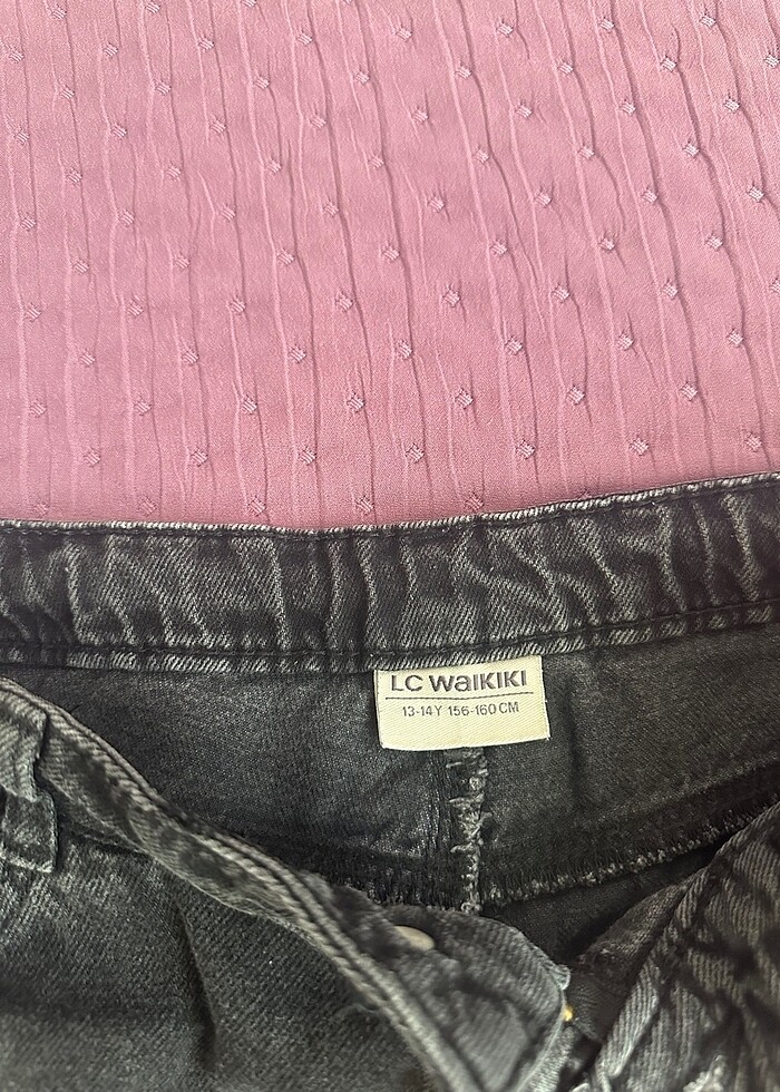 Lcwaikiki 13-14 yaş Kot şort - Görsel 2
