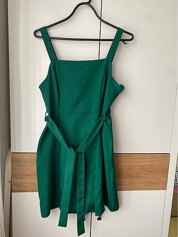 38 Beden yeşil Renk Trendyolmilla Elbise