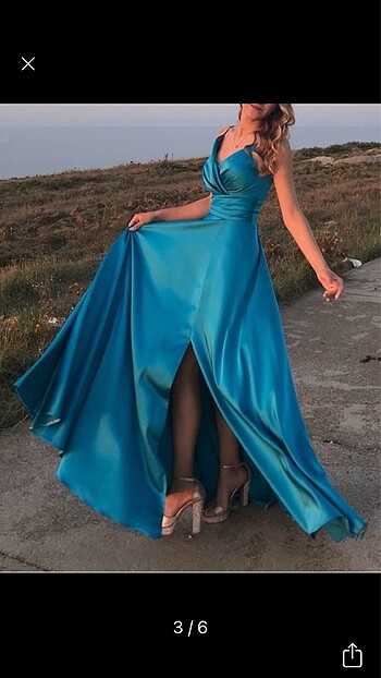 s Beden İp askılı saten elbise