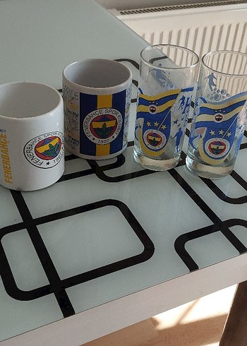 Fenerium Fenerbahçe Temalı Kupa ve Bardak Seti