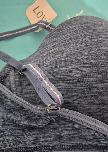 Mavi Bohem Atletik Sütyen 90-B desteksiz - Görsel 3