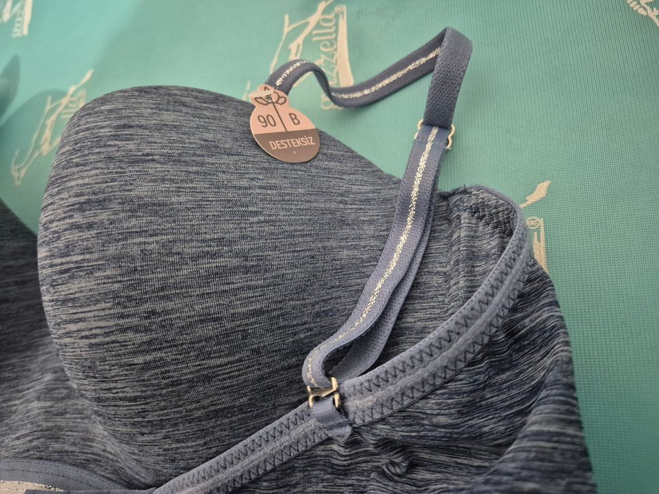 Mavi Bohem Atletik Sütyen 90-B desteksiz - Görsel 2