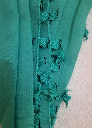 İğne oyası eşarp - Görsel 2