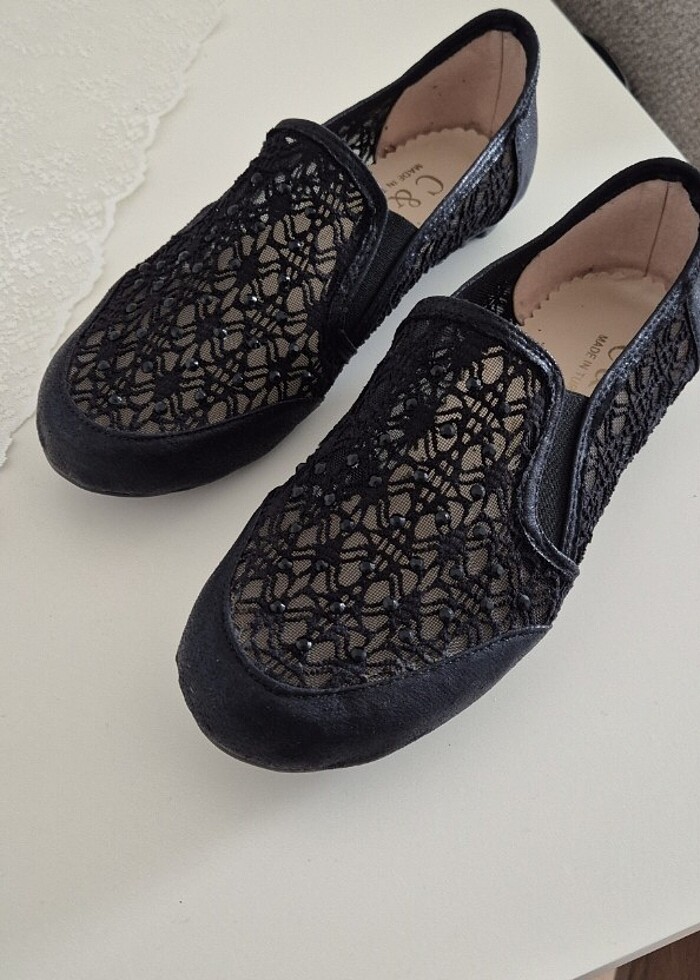 Dantel yazlık sandalet  - Görsel 3