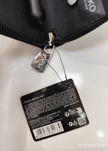 Kiko Siyah Makyaj Fırça Seti - Görsel 4