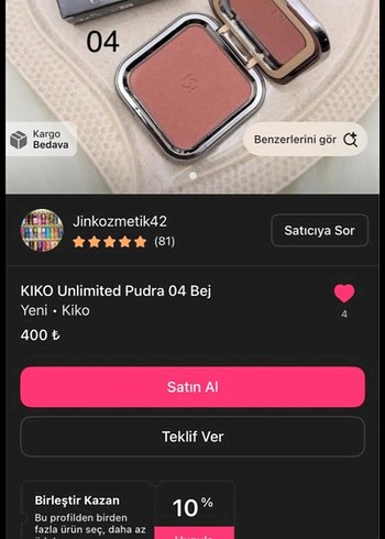 Prestige Pembe Makyaj Fırça Seti ve Sünger - Görsel 4