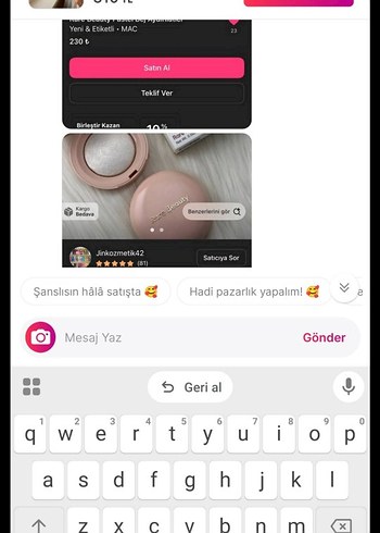 Prestige Pembe Makyaj Fırça Seti ve Sünger - Görsel 3