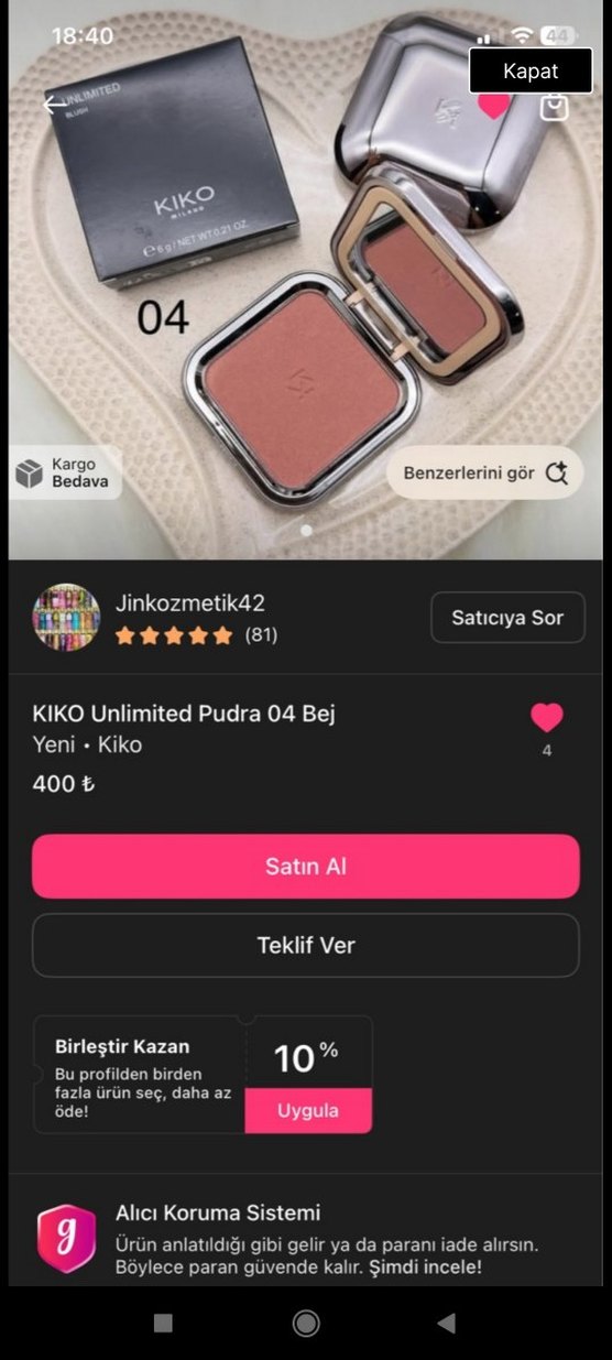 Prestige Pembe Makyaj Fırça Seti ve Sünger - Görsel 4