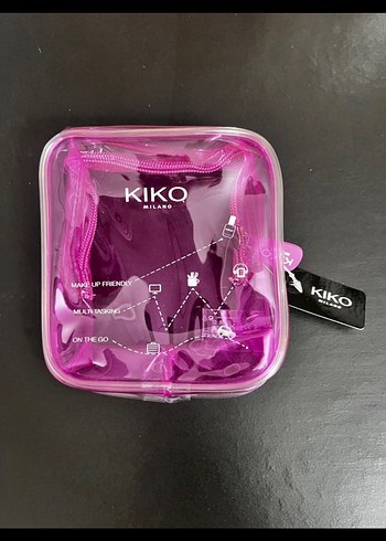Kiko Pembe Kadın Makyaj Çantası