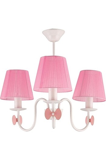 Pembe şapkalı avize