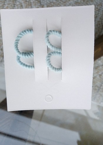 Pastel Mavi Boncuklu Çocuk Saç Tokaları - Görsel 3