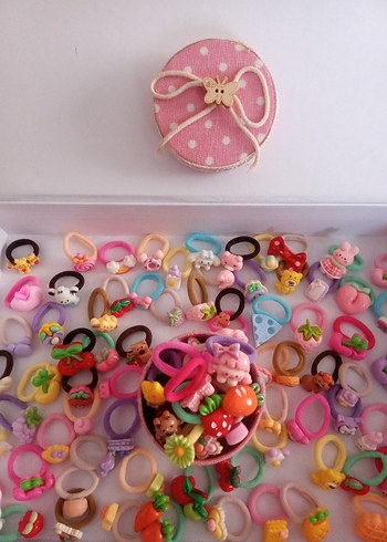 Renkli Elastik Çocuk Saç Tokaları - Görsel 3
