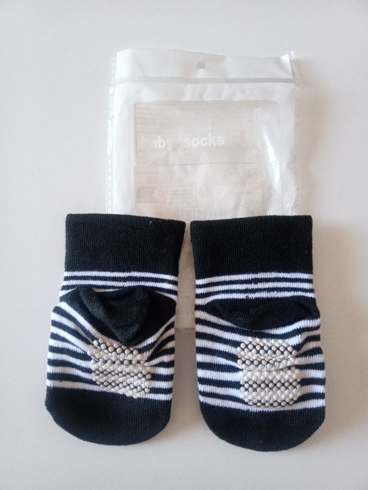 Renkli Zebra Desenli Erkek Çorap - Görsel 2