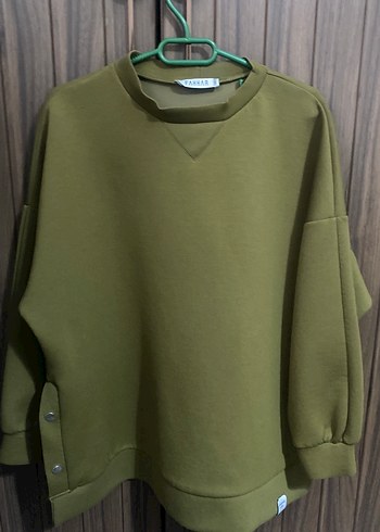 Fahhar Haki Oversize Sweatshirt