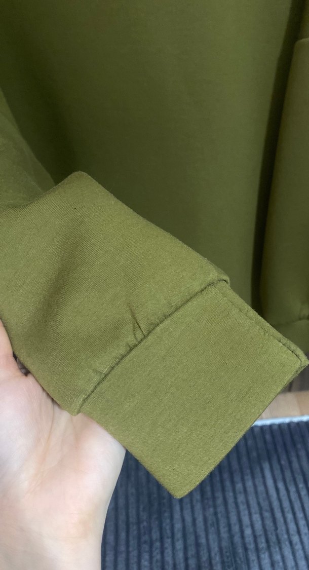 Fahhar Haki Oversize Sweatshirt - Görsel 2