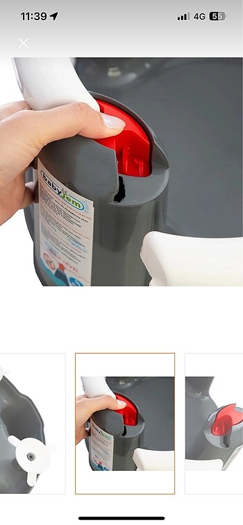 Babyjem Bebek banyo ve mama oturağı - Görsel 5