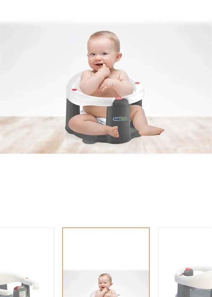 Babyjem Bebek banyo ve mama oturağı - Görsel 2
