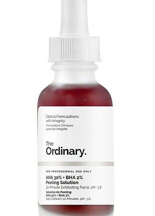 THE ORDINARY AHA 30% + BHA 2% PEELING SOLUTION