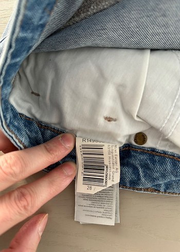 28 Beden mavi Renk MAVİ KADIN JEANS PANTOLON