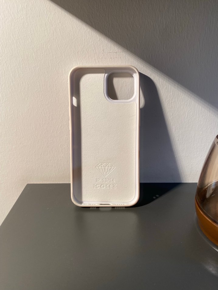 Beyaz Payetli Street Wear iPhone 13 Telefon Kılıfı - Görsel 2