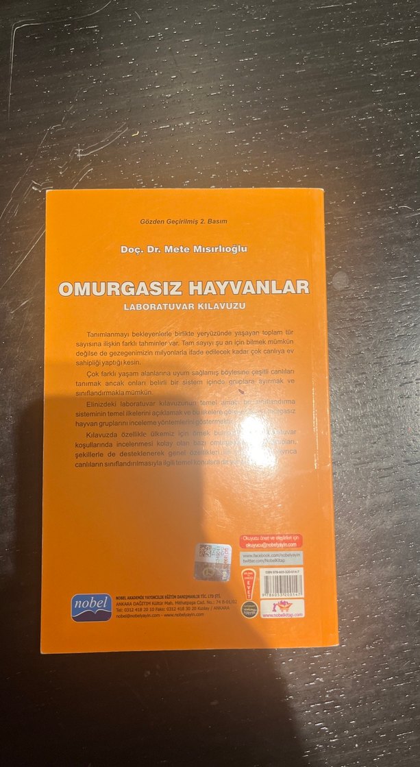 Omurgasız Hayvanlar Laboratuvar Kılavuzu Kitabı - Görsel 2