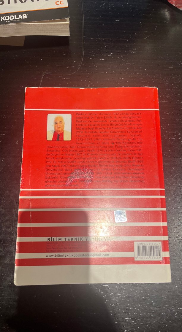 Yaşambilim Kitabı Prof. Dr. Yalçın Şahin - Görsel 2