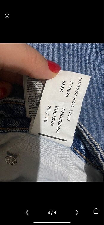 26 Beden Mavi jean
