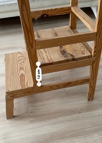 Ahşap Bebek Yükseltici Sandalye - Görsel 6