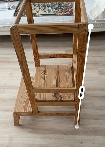 Ahşap Bebek Yükseltici Sandalye - Görsel 5