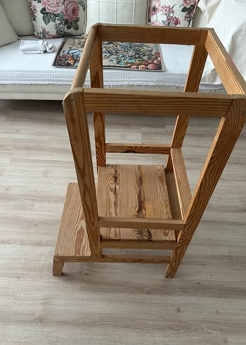 Ahşap Bebek Yükseltici Sandalye - Görsel 4