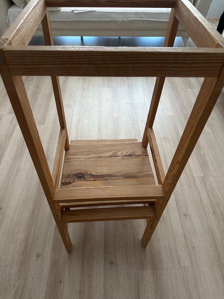 Ahşap Bebek Yükseltici Sandalye - Görsel 2