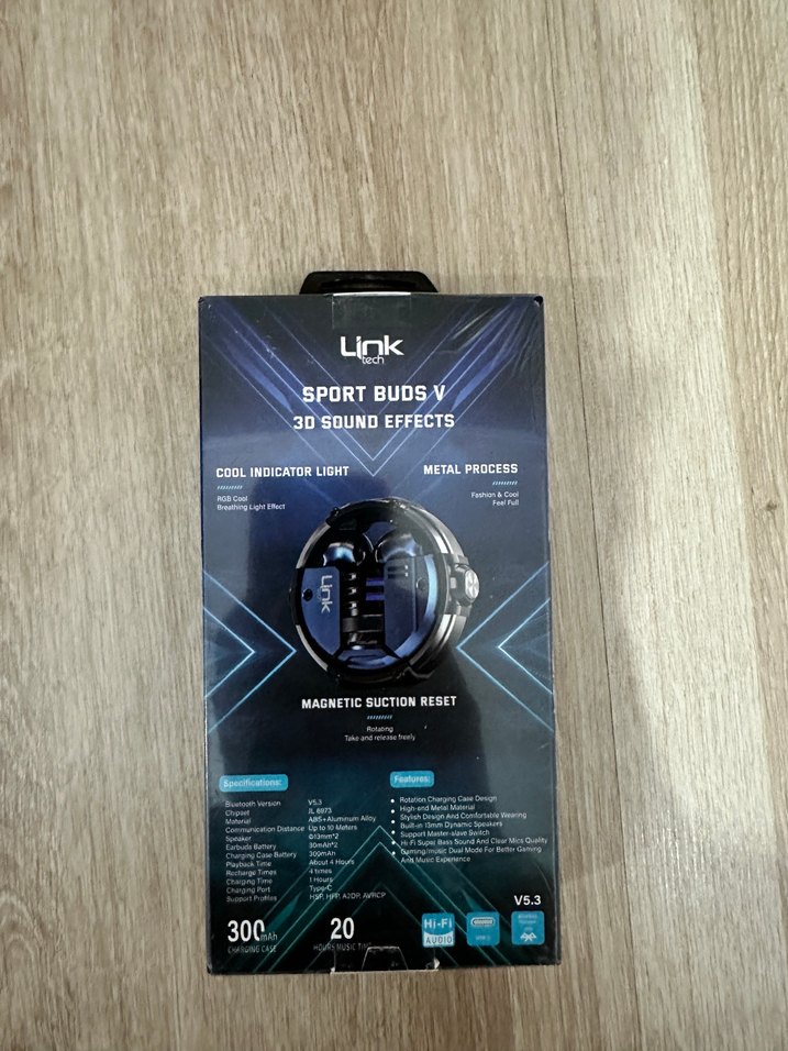 Link Solid Siyah Spor Kulaklık - Görsel 2