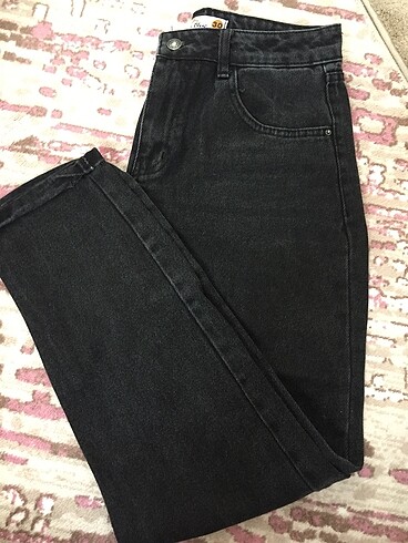Füme boyfriend pantolon