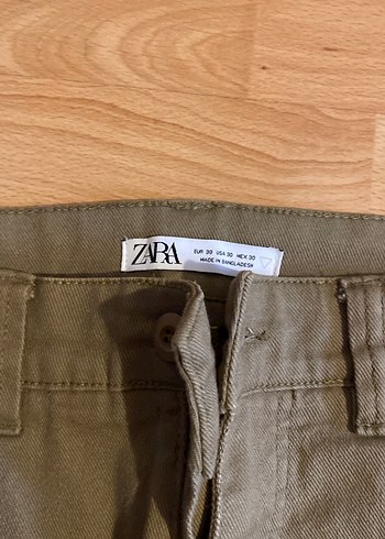 36 Beden Bej Keten Erkek Pantolon