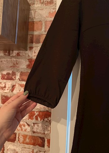 Kahverengi Midi Tunik/ Mini Elbise - Görsel 4