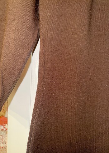 Kahverengi Midi Tunik/ Mini Elbise - Görsel 3