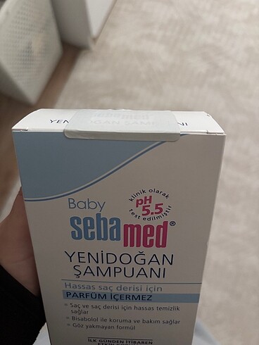 Sebamed yenidoğan şampuan