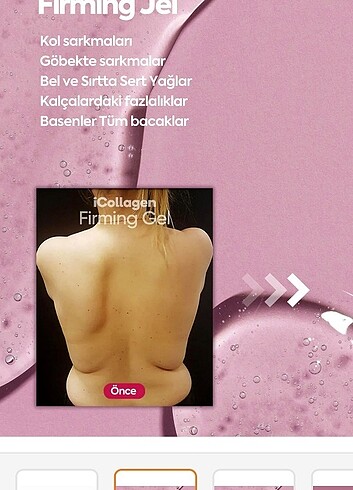 Diğer İCOLLAGEN SIKILAŞTIRICI VE YAKICI KOLAJEN JEL
