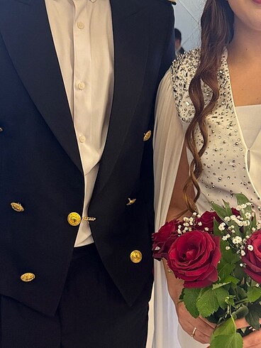 m Beden beyaz Renk Luxury nikah tulum elbise