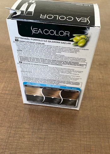 Sea Color Siyah Saç Boyası 1.0 - Görsel 3