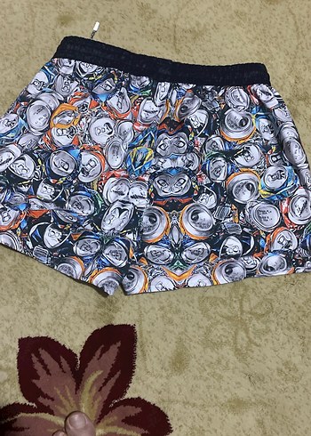 Renkli Düğmeli Erkek Mini Şort - Görsel 3