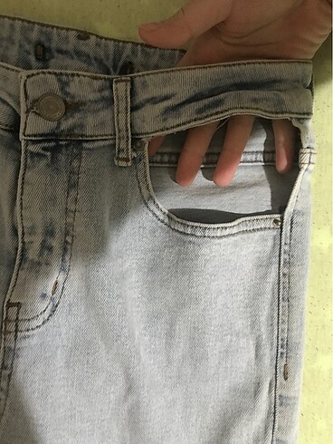 Koton Cepleri cut out detaylı açık renk pantolon