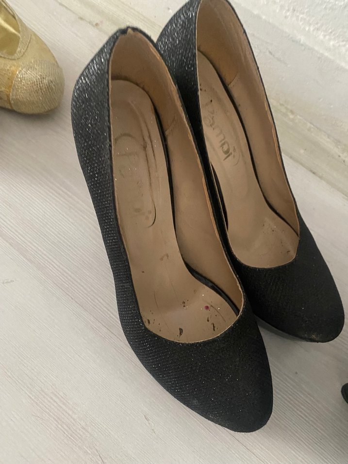 Bej Platform Topuklu Kadın Stiletto - Görsel 3