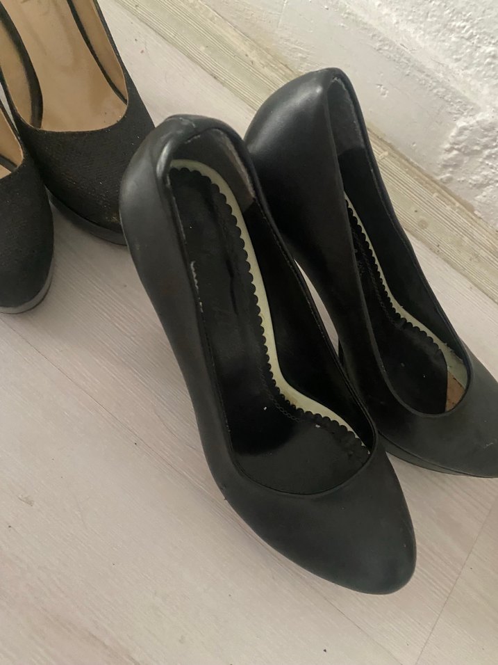 Bej Platform Topuklu Kadın Stiletto - Görsel 4