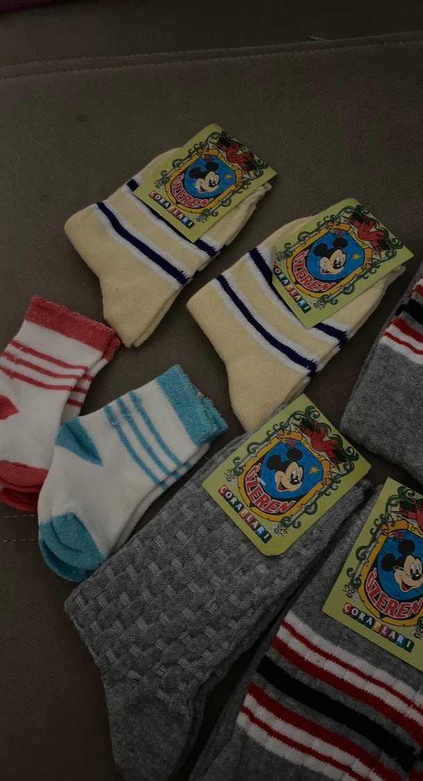 Toplu çocuk bebek çorap - Görsel 2