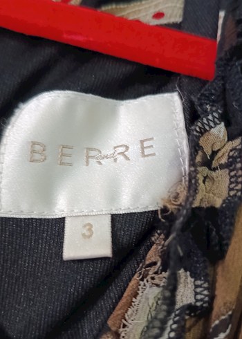 Uzun Kollu V Yaka Kahverengi Bohem Elbise - Görsel 2