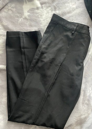 Siyah Kumaş Pantolon