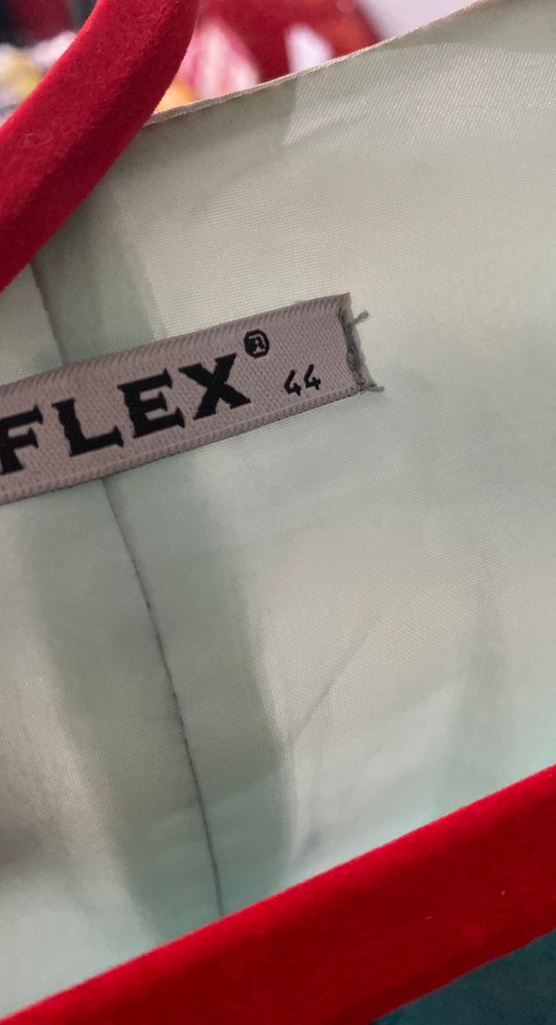 Düğmeli Mavi Süet Midi Yelek - Görsel 3