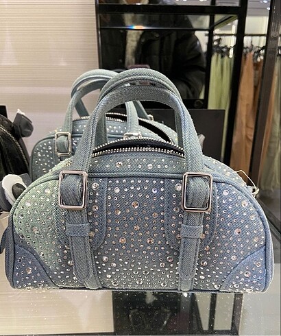 Zara denim çanta